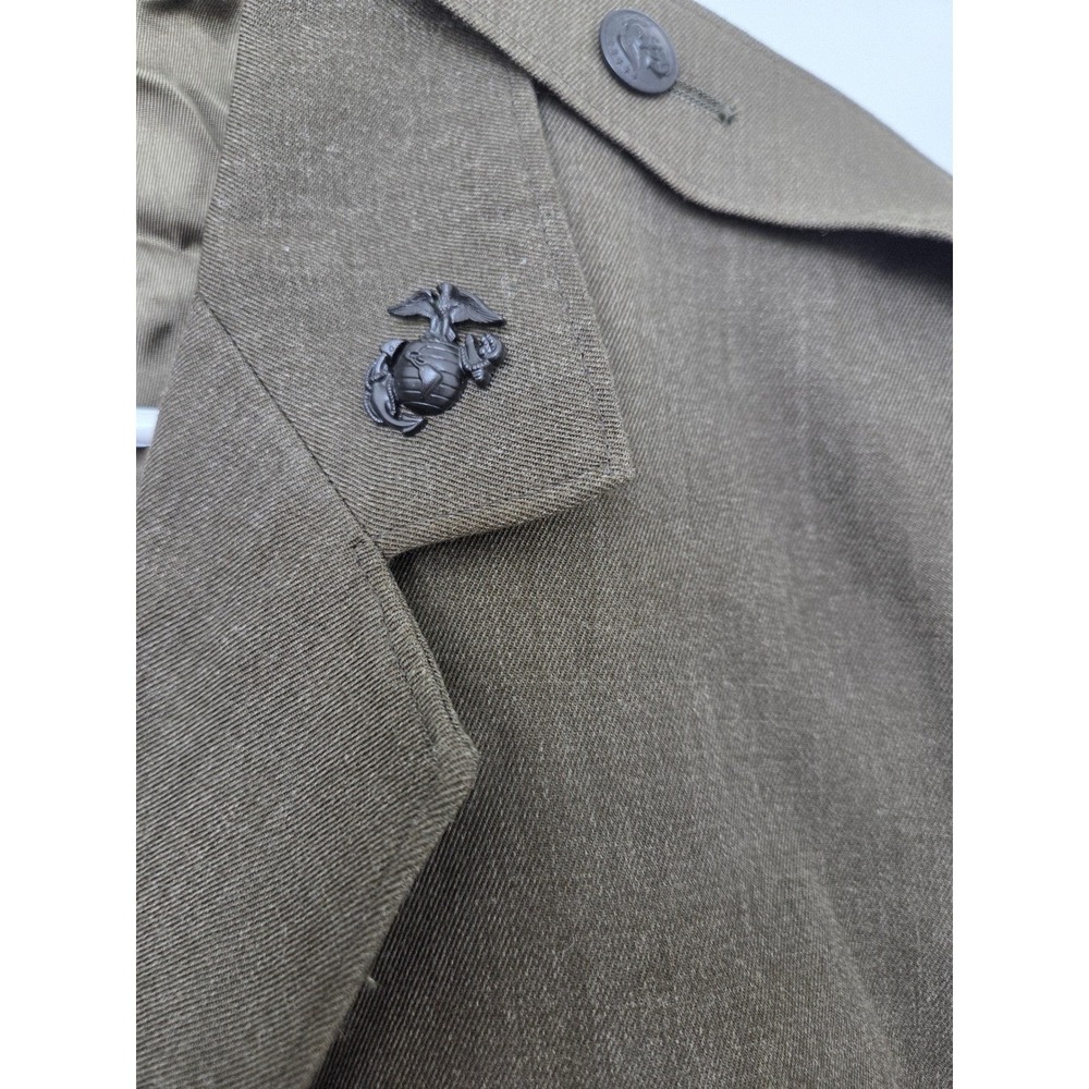USMC Service Alpha Uniform Coat Men 48XL Olive Drab Bremen-Bowdon Semi-Lined - Picture 8 of 12